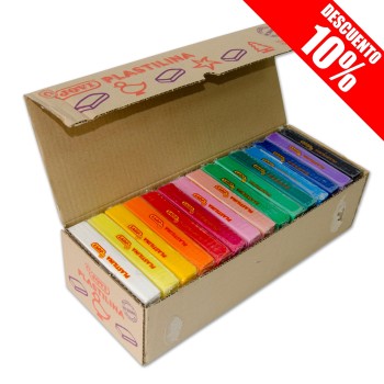 PLASTILINA 72 SURTIDA JOVI