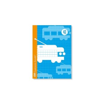 LIBRETA 4º LAMELA 16H CUADRO 4MM 05004