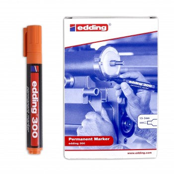 ROTULADOR 300 NARANJA 6 EDDING