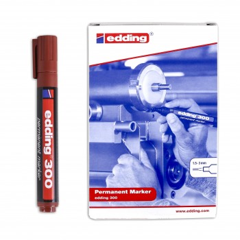 ROTULADOR 300 MARRÓN 7 EDDING