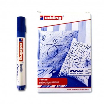 ROTULADOR 4500 AZUL 3 TEXTIL EDDING