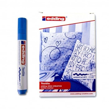 ROTULADOR 4500 CELESTE 10 TEXTIL EDDING