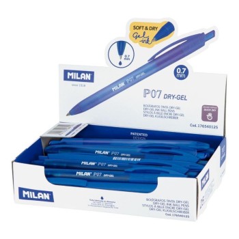 BOLÍGRAFO P07 DRY GEL TOUCH AZUL MILAN
