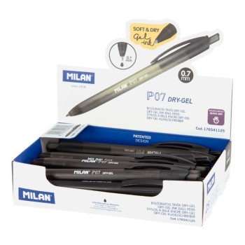 BOLÍGRAFO P07 DRY GEL TOUCH NEGRO MILAN
