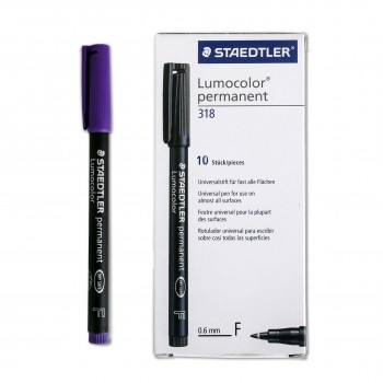 ROTULADOR LUMOCOLOR 318 F VIOLETA STAEDTLER