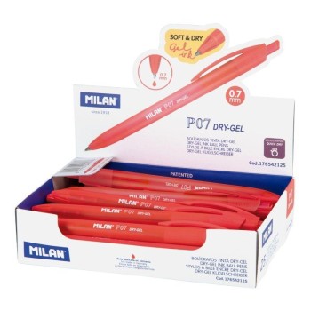BOLÍGRAFO P07 DRY GEL TOUCH ROJO MILAN
