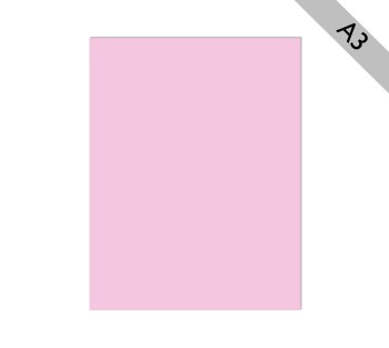 CARTULINA A3 ROSA