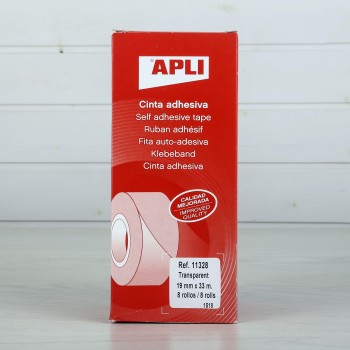 CINTA ADHESIVA 19X33 APLI RF. 11328