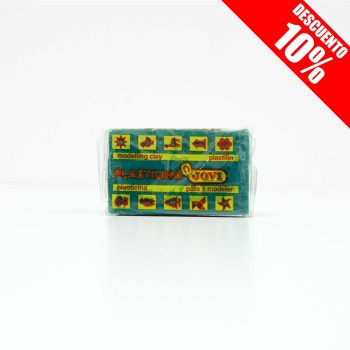 PLASTILINA 70 VERDE OSCURO JOVI