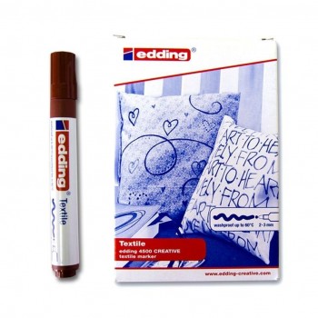 ROTULADOR 4500 MARRÓN 7 TEXTIL EDDING