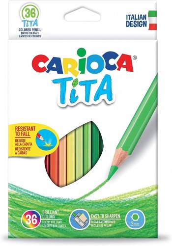LÁPICES 36 COLORES TITA CARIOCA