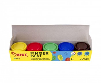 PINTURA DEDOS 5 COLORES 35ML JOVI