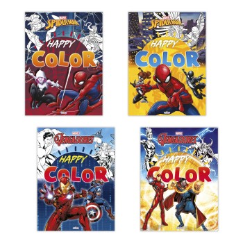 LIBRO HAPPY COLOR MARVEL SALDAÑA LD1024