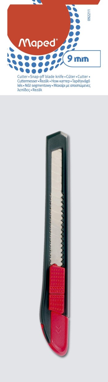 CÚTER PLÁSTICO START 9MM MAPED
