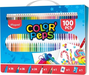 KIT COLOREADO 100 PIEZAS MAPED