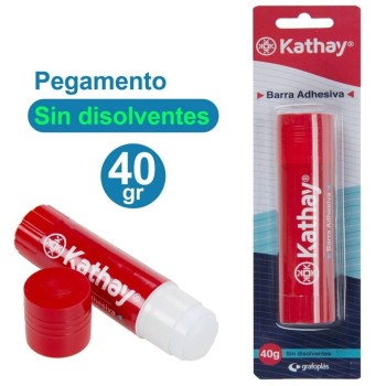 BLÍSTER 2 PEGAMENTOS BARRA 40G KATHAY 5200