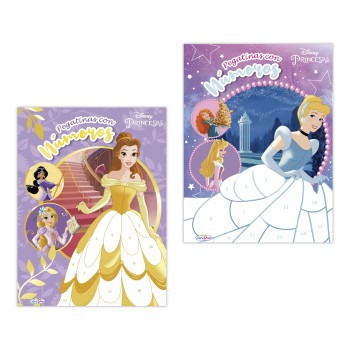 LIBRO PEGATINAS CON NÚMEROS PRINCESAS SALDAÑA LD0959