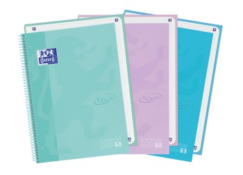 PACK 3 BLOCS Fº MICROPERFORADO TAPA EXTRADURA TOUCH CUADRO 5X5 80H COLORES PASTEL OXFORD 400195027