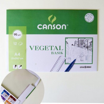 MINIPACK A4 VEGETAL 12H 95GR CANSON 200407621