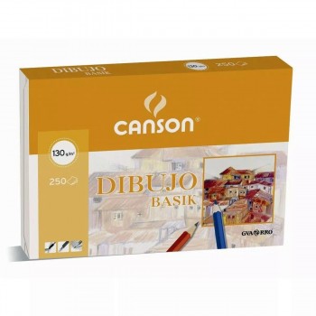 LÁMINAS DIBUJO BASIK A3 250H 130GR CANSON