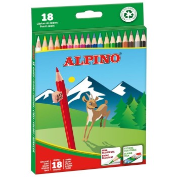 LÁPICES 18 COLORES ALPINO 656