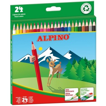 LÁPICES 24 COLORES ALPINO 658