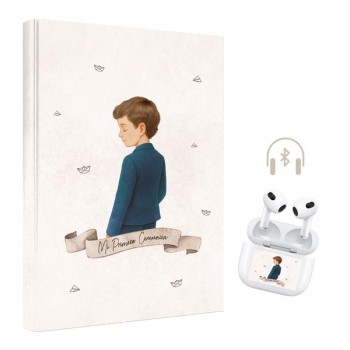 LIBRO COMUNION NIÑO BANDEROLA + AURICULARES ARGUVAL 49425