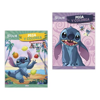 LIBRO PEGA Y COLOREA STITCH SALDAÑA LD0968
