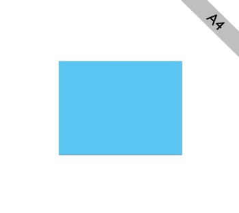 CARTULINA A4 AZUL OCÉANO/MALDIVAS