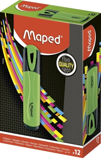 MARCADOR VERDE FLUO PEPS MAPED