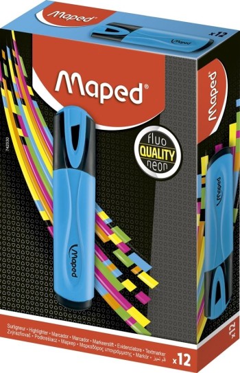 MARCADOR AZUL FLUO PEPS MAPED