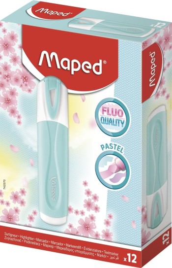 MARCADOR AZUL PASTEL PEPS MAPED