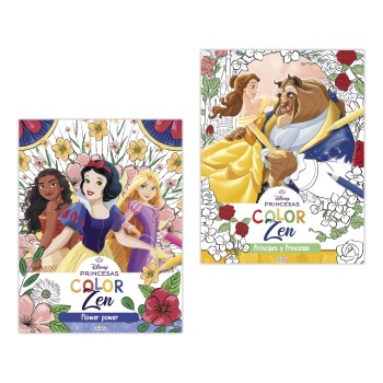 LIBRO PRINCESAS DISNEY COLOR ZEN SALDAÑA LD1034