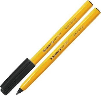 BOLIGRAFO NEGRO TINTA  ACEITE HEXAGONAL PUNTA F TOPS SCHNEIDER SH150501