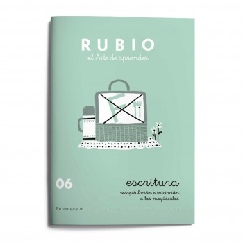 CUADERNO RUBIO ESCRITURA Nº06