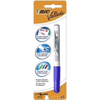 BLISTER 1 ROTULADOR PIZARRA  AZUL VELLEDA BIC 875577