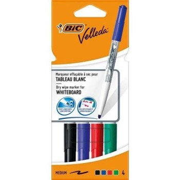 BLISTER 4 ROTULADOR PIZARRA SURTIDO VELLEDA BIC 503842