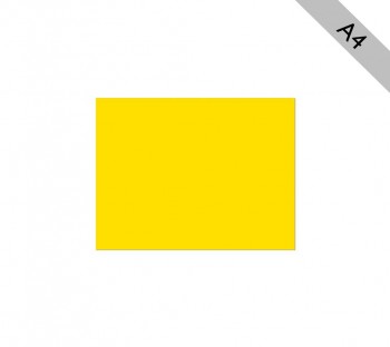 CARTULINA A4 AMARILLO MEDIO TACMUN P1018