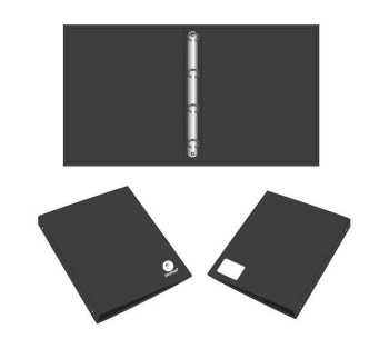 CARPETA A4 T.EXTRA. 4A 25MM NEGRA COLECCIÓN 365 TACMUN