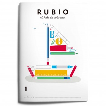 CUADERNO RUBIO COLOREAR Nº1