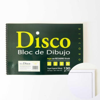 BLOC DIBUJO DISCO RECUADRO ZORRILLA 170R