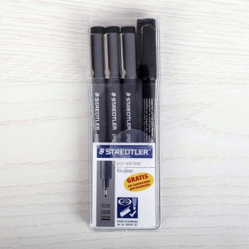 BLÍSTER 3 ROTULADORES CALIBRADOS STAEDTLER