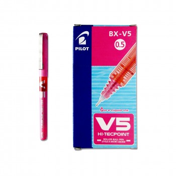 BOLÍGRAFO V5 ROSA PILOT