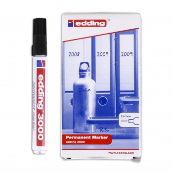 ROTULADOR 3000 NEGRO 1 EDDING