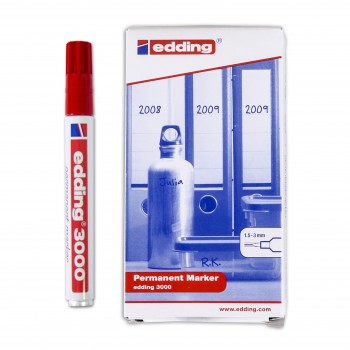 ROTULADOR 3000 ROJO 2 EDDING