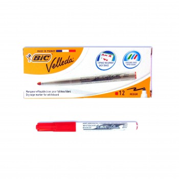 ROTULADOR VELLEDA ROJO BIC