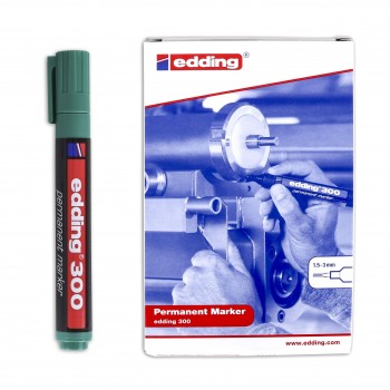 ROTULADOR 300 VERDE 4 EDDING
