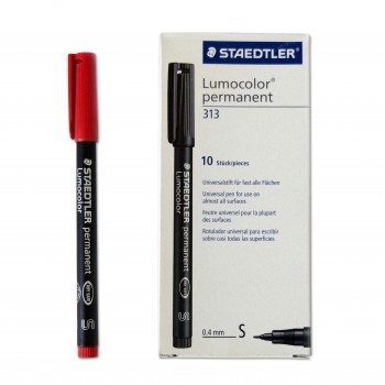 ROTULADOR LUMOCOLOR 313 S ROJO STAEDTLER