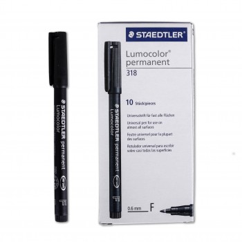 ROTULADOR LUMOCOLOR 318 F NEGRO STAEDTLER