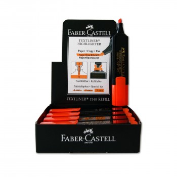MARCADOR FLUORESCENTE NARANJA FABER CASTELL